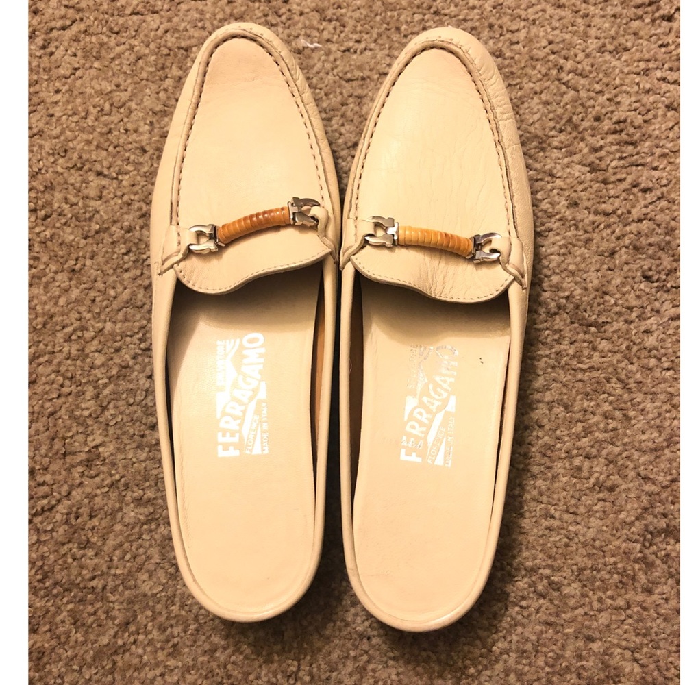 Salvatore Ferragamo Slip on Open Back